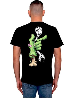 BUMETA Zombie Engineer Bone Ingiliz Anahtarı Tişört  T-Shirt