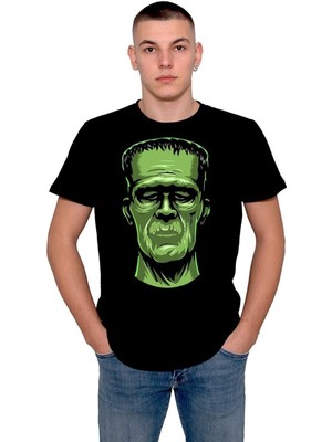 BUMETA Monochrom Of Frankenstein Head Tişört  T-Shirt