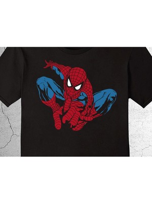 BUMETA Spiderman Örümcek Adam Kahraman Tişört Çocuk T-Shirt