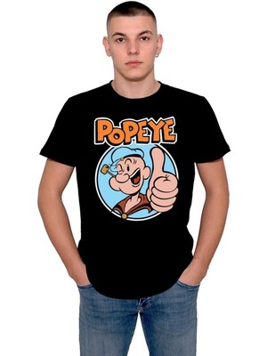 BUMETA Popoye Temel Reis Ispanak Güç Safinaz Tişört  T-Shirt