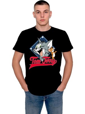 BUMETA Tom And Jerry Kedi Fare Çizgi Film Tişört  T-Shirt