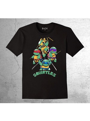 BUMETA Squirtles Ninja Kaplumbağalar Tişört Çocuk T-Shirt