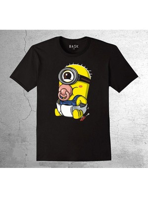 BUMETA Baby Minion Bebek Minyon Muz Kraliyeti Tişört Çocuk T-Shirt