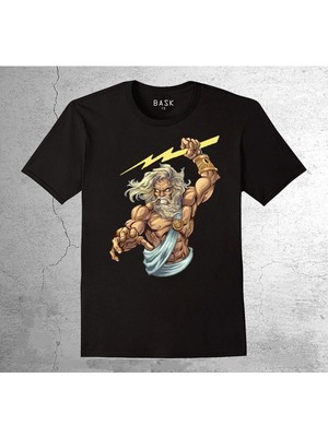 BUMETA Zeus Tanrı Yıldırım Şimşek Dede Tişört Çocuk T-Shirt