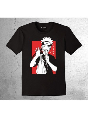 BUMETA Naruto Anime Kakashi Ice Cream Japanese Japon Tişört Çocuk T-Shirt