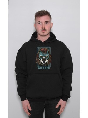 BUMETA Wild Dog Pitbull Street Gang Style Sweatshirt  Kapüşonlu Hoodie