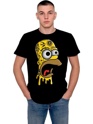 BUMETA Simpson Homer Dad Fear Simpsonlar Tişört  T-Shirt