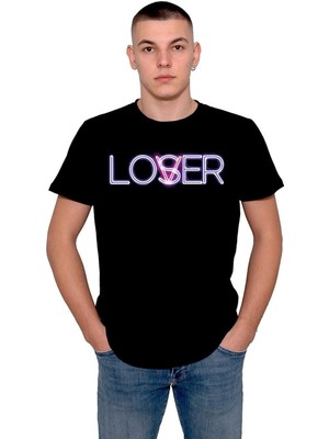 BUMETA Lover Loser Sevmek ve Yenilmek Tişört  T-Shirt