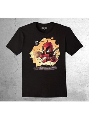 BUMETA Dead Pool Deadpool Gun's Ninja Tişört Çocuk T-Shirt