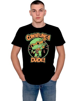BUMETA Cowabunge Dude Kaplumbağa Warior Savaşçı Tişört  T-Shirt