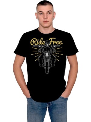 BUMETA Ride Free Motor Harley Tişört  T-Shirt