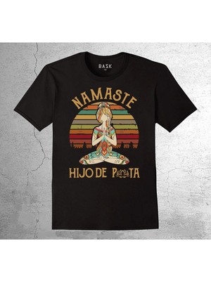 BUMETA Yoga Namaste Ohm Aum Hıjode Çakra Tişört Çocuk T-Shirt