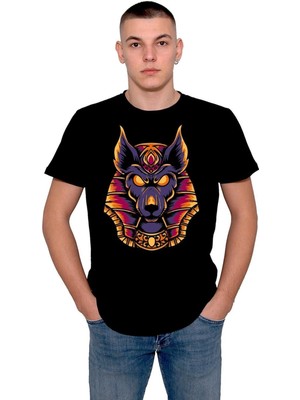 BUMETA Anubis Mısır Egypt Piramit Firavun Köpek Tişört  T-Shirt