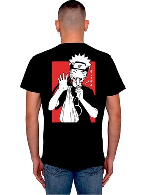 BUMETA Naruto Anime Kakashi Ice Cream Japanese Japon Tişört  T-Shirt