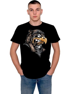 BUMETA Kartal Angry Eagle Bullet Kask Tişört  T-Shirt