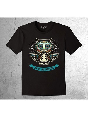 BUMETA Baykuş Owl Dia De Los Muertos Tişört Çocuk T-Shirt