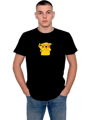 BUMETA Pokemon Pikachu Pika Pika Electric Elektrik Tişört  T-Shirt