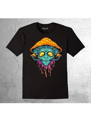 BUMETA Alien Magic Mushrooms Psychedelic Uzaylı Tişört Çocuk T-Shirt