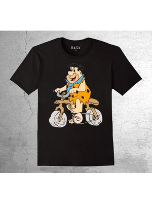 BUMETA Taş Devri Fred Çakmaktaş Çizgi Film Tişört Çocuk T-Shirt