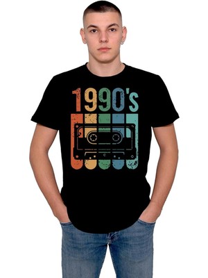 BUMETA Doksanlar Kaset Müzik Kalem Tişört  T-Shirt