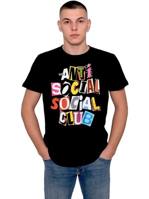BUMETA Anti Social Social Club Anti Sosyal Kulüp Tişört  T-Shirt