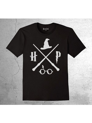 BUMETA Harry Potter Büyü Asa Gözlük Sihir Hogwarts Tişört Çocuk T-Shirt