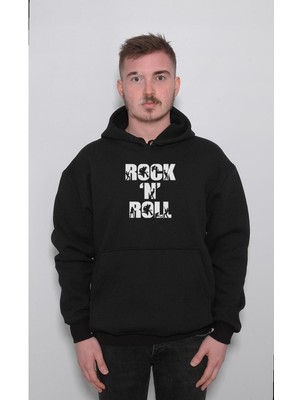 BUMETA Rock'n Roll Müzik Müsic Heavy Metal Sweatshirt  Kapüşonlu Hoodie