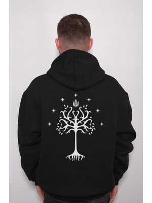 BUMETA The Lord Of The Rings Yüzüklerin Efendisi Ağaç Sweatshirt  Kapüşonlu Hoodie