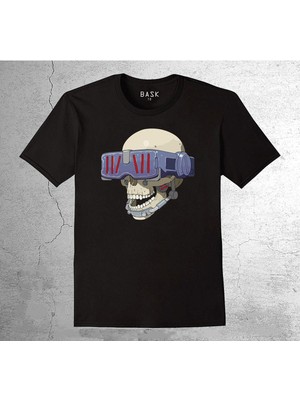 BUMETA Vr Glasses Kuru Kafa Skull Tişört Çocuk T-Shirt