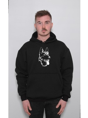 BUMETA Alman Kurdu Panzer Wolf Sweatshirt  Kapüşonlu Hoodie