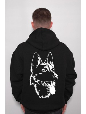 BUMETA Alman Kurdu Panzer Wolf Sweatshirt  Kapüşonlu Hoodie