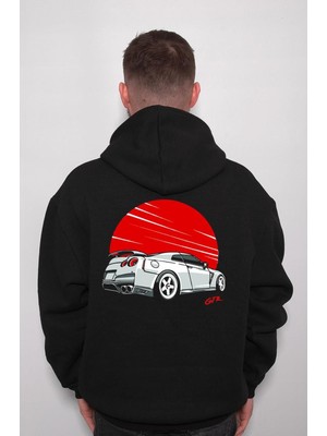 BUMETA Nissan Gtr Ninja Samurai Roll Race Sweatshirt  Kapüşonlu Hoodie