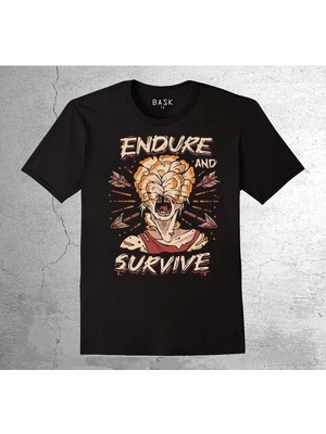 BUMETA Endure And Survive Savaşçı Kadın Tişört Çocuk T-Shirt