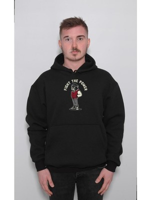 BUMETA Fight The Power Güçle Savaş Korma Animal Sweatshirt  Kapüşonlu Hoodie