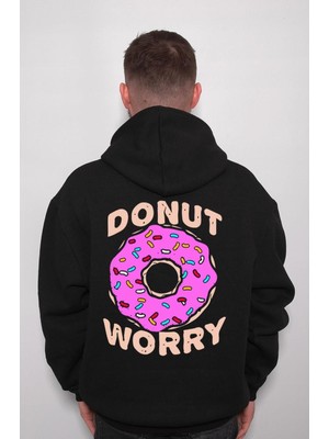 BUMETA Donut Worry Cake Sweatshirt  Kapüşonlu Hoodie