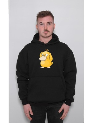 BUMETA Psyduck Pokemon Ördek Sweatshirt  Kapüşonlu Hoodie