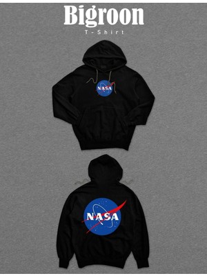 BUMETA Nasa Astronot Cosmos Space Sweatshirt  Kapüşonlu Hoodie