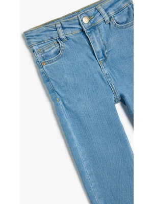 Koton Normal Bel Dar Paça Kot Pantolon - Slim Jean