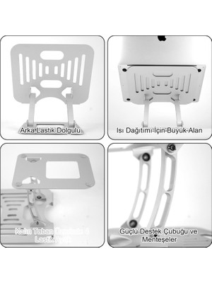 Million Taşınabilir Dizüstü Bilgisayar Sehpası Bilgisayar Sehpası Dizüstü Bilgisayar Sehpası Tüm Dizüstü Bilgisayarlarla Uyumlu (15,6 Inç'e Kadar), 180° Dönebilen Tabanla Ayarlanabilir (Yurt Dışından)