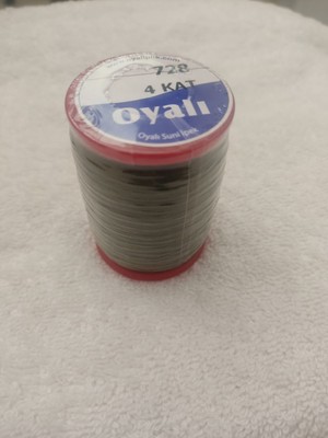 Engin TT Suni Ipek Ip Oyalı 4 Katlı Iğne Oyası ve Nakış Ipi