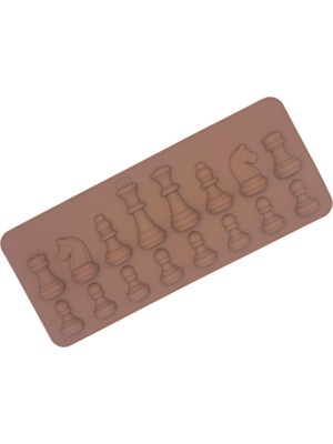 Pastry Planet Silikon Çikolata Kalıbı Satranç Oyunları