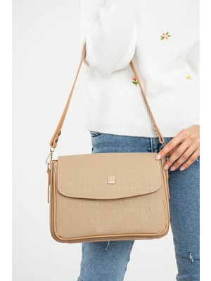 Just Polo Yeni Sezon Kadın Çantası JPM4063 Kumtaba