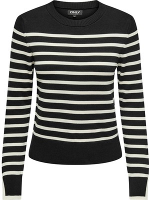 Only Onlkalana Çizgili Bisiklet Yaka Triko Bayan Triko 15331331