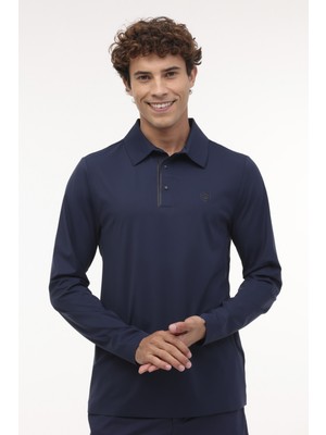 Lumberjack ml Tım 16ELG1004 4fx Lacivert Erkek Uzun Kol T-Shirt