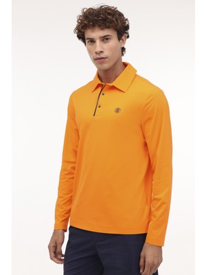 Lumberjack ml Tım 16ELG1004 4fx Turuncu Erkek Uzun Kol T-Shirt