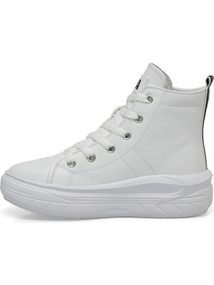 U.S. Polo Assn. Clementıne Pu Jr 4Pr Beyaz Kız Çocuk High Sneaker