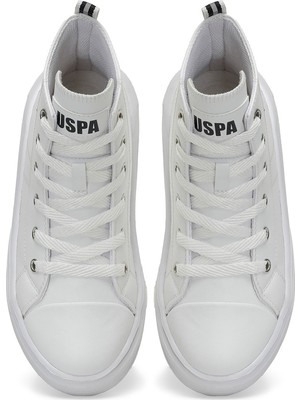 U.S. Polo Assn. Clementıne Pu Jr 4Pr Beyaz Kız Çocuk High Sneaker