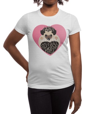 Fizello Hedgehog Love Heart Spor T-Shirt