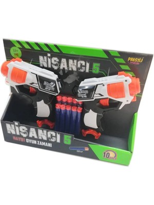 Nessiworld Nişancı Oyuncak Silah Sünger Atan 2'li