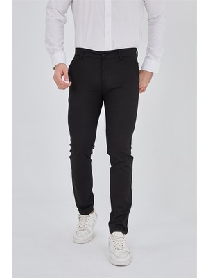 Yeni Koza Riva Erkek Kanvas Pantolon Siyah